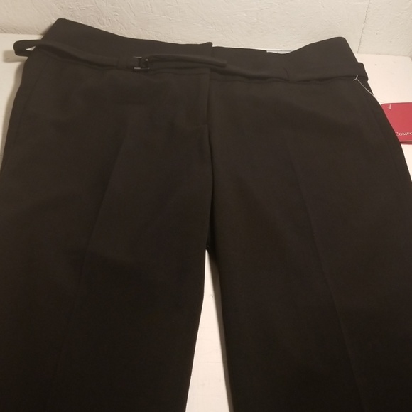 Black Dress Cropped Pants Focus 2000 Size 8 - Picture 1 of 7
